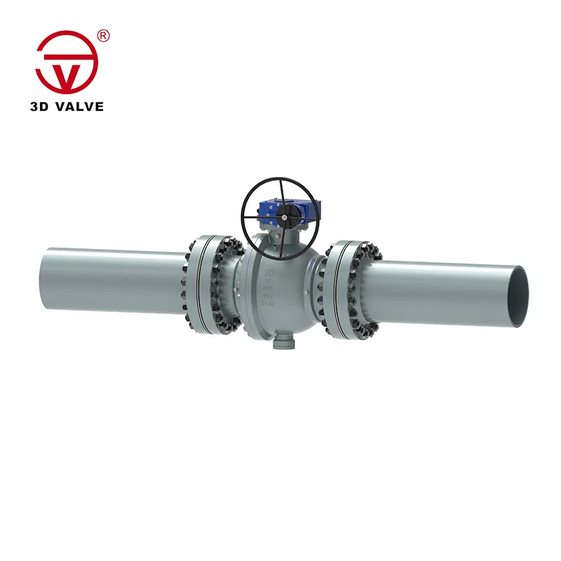 Quvur liniyasi quyma po'latdan yasalgan flanesli klapanlar