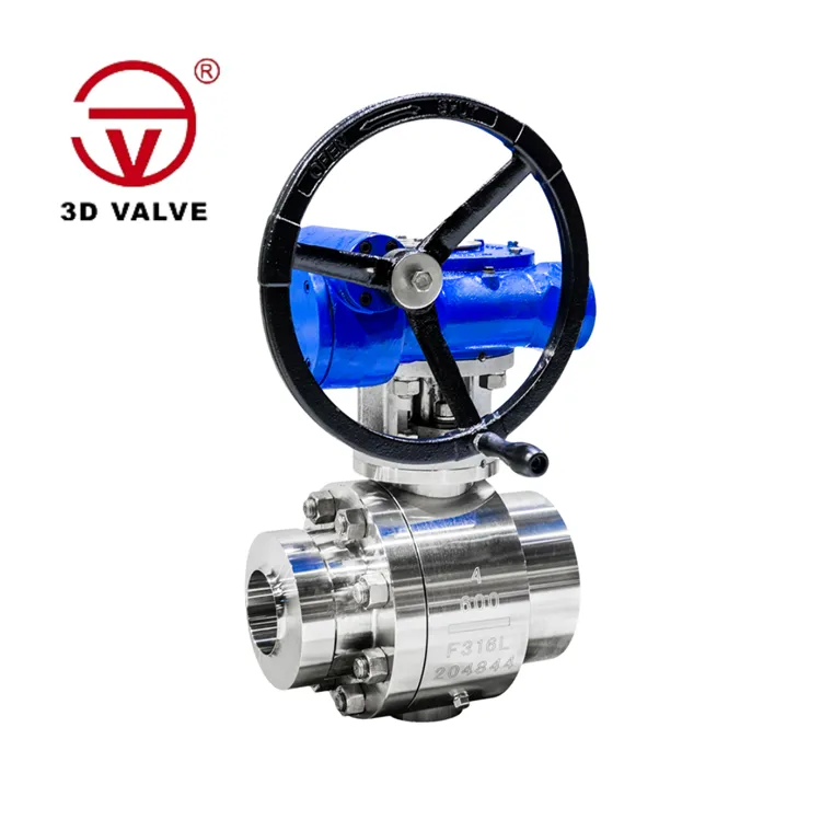 Trunnion o'rnatilgan sharli vana